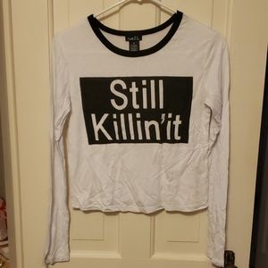 Long sleeve Crop-top